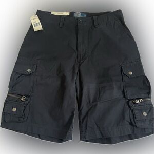 Polo by Ralph Lauren NWT Men's Black  Cargo Shorts sz 32